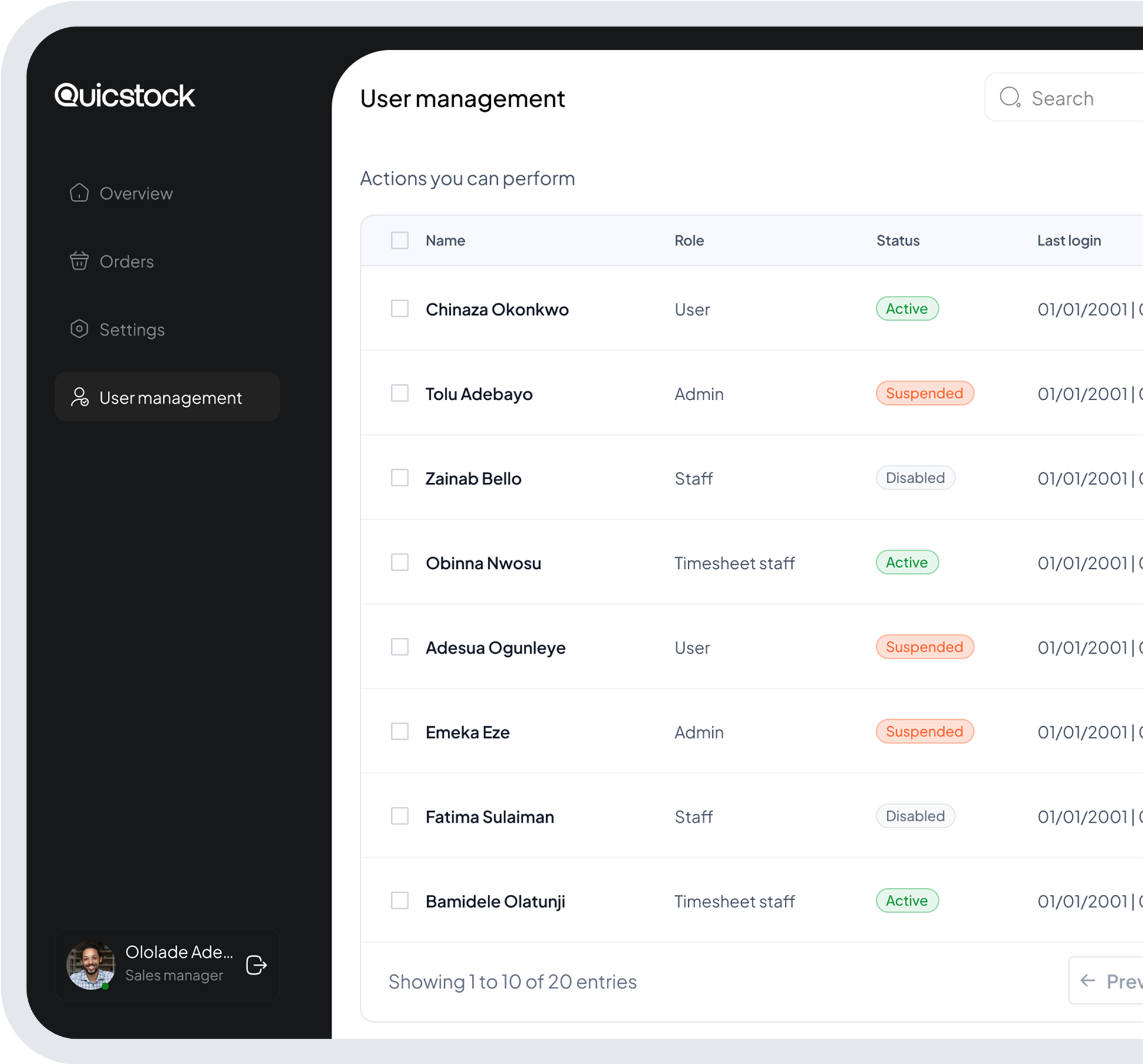 QuickstockHeader